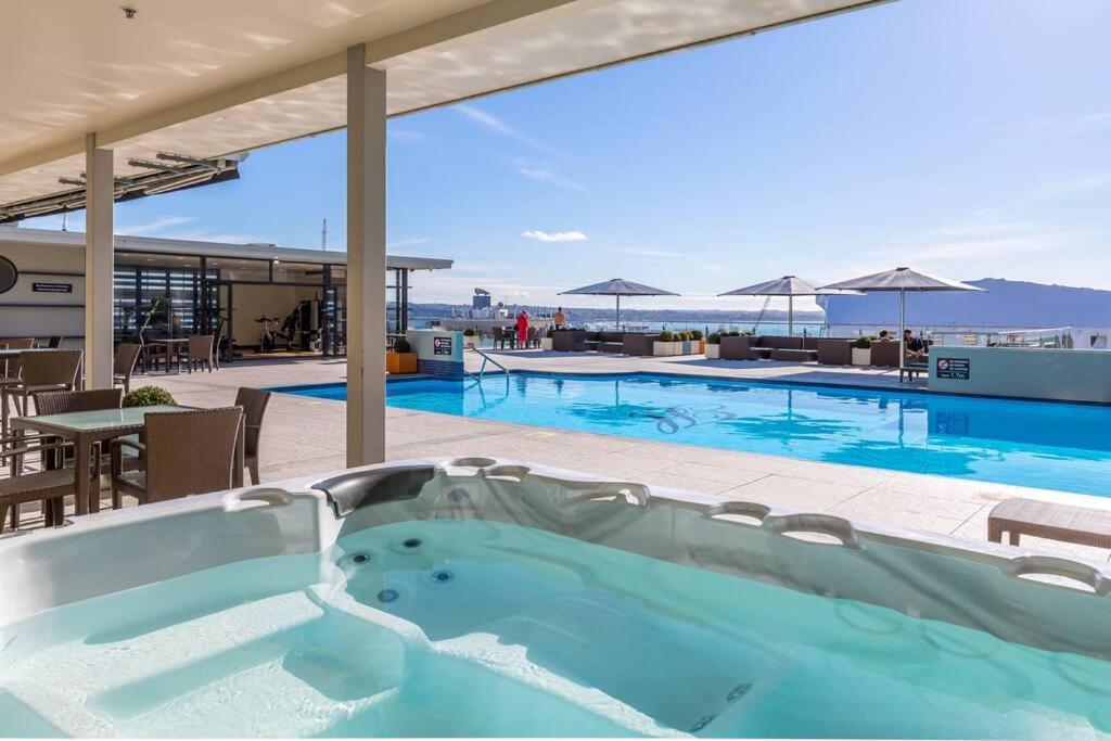 Heritage Haven By Viaduct Cbd - Pool Gym Tennis Auckland Eksteriør billede
